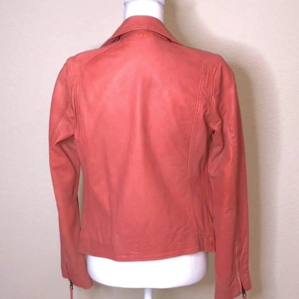 LUCKY BRAND Leather Moto Jacket - Picture 9 of 16